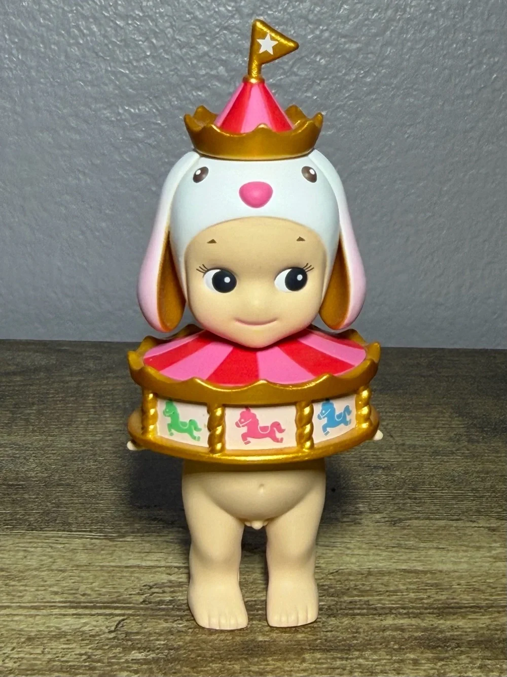 Ultra Rare Sonny Angel Circus Series Carousel Lop Ear Bunny Rabbit Figure